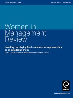 cover image of Women in Management Review, Volume 19, Issue 3